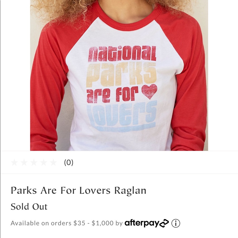 Parks Project x Free People “Baseball Tee”